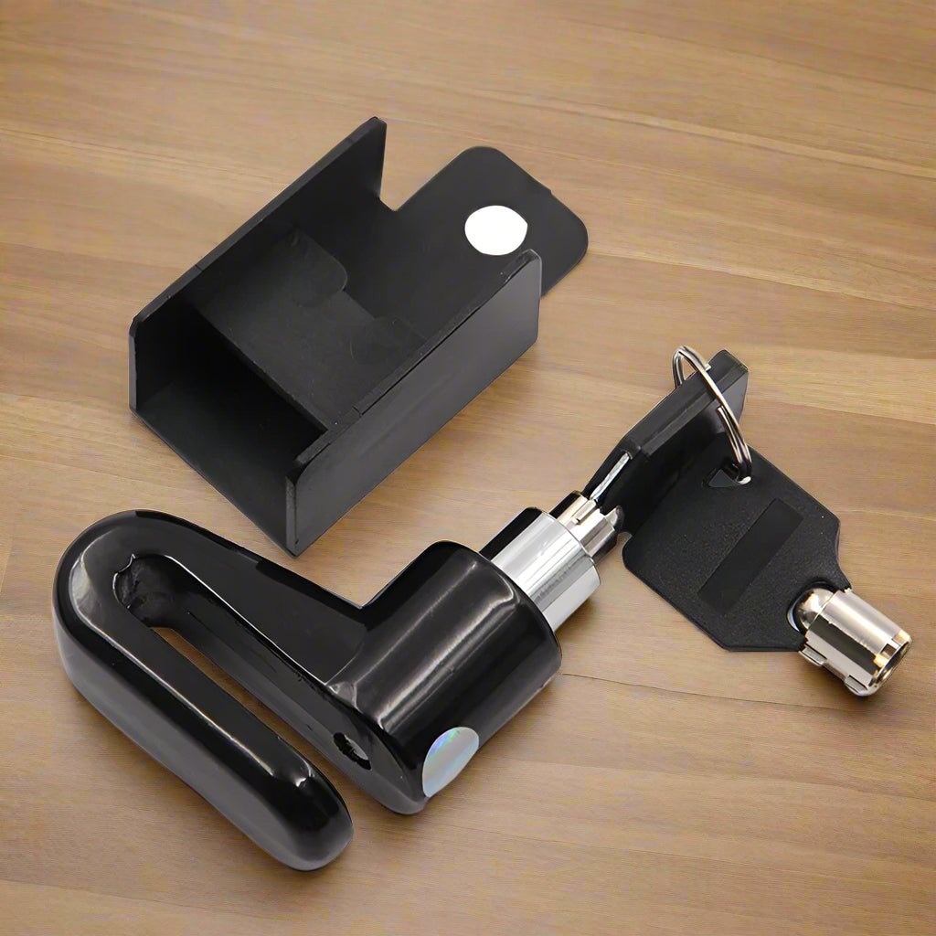 Antivol Pour Moto - MotorcycleAntiTheftLock™ - Noir - Velo Sympa qc