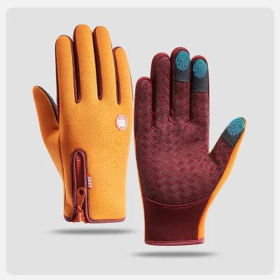 Gant Thermique - WinterCyclingGloves™ - Orange - Velo Sympa qc