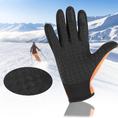 Gant Thermique - WinterCyclingGloves™ - Orange - Velo Sympa qc