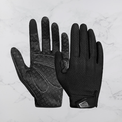 Gants Vélo - Anti - SlipCyclingGloves™ - Noir - Velo Sympa qc