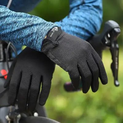 Gants Vélo - Anti - SlipCyclingGloves™ - Noir - Velo Sympa qc