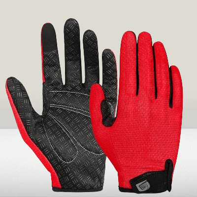 Gants Vélo - Anti - SlipCyclingGloves™ - Rouge - Velo Sympa qc